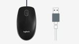  Mouse Logitech B100 800dpi Optical High Quality Wired Usb pentru PC