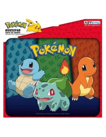 Mousepad Pokemon Flexible Starters Kanto 