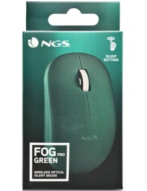 Ngs Mouse Wireless Fog Pro 1000dpi Green 