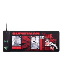 Numskull Superman Oversize Gaming Mat & Mobile Charger 