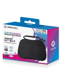 Oniverse Controller Case With 10 4 Rings + 6 Silicon Cap Grey 