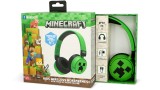  Otl Bluetooth Headset W/perental Control Minecraft Green pentru PS4 / XBOX SERIES / Xbox One / Nintendo Switch