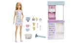 Papusa Barbie & Ice Cream Shopkeeper (hcn46)