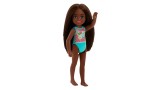 Papusa Barbie Club Chelsea Beach Popsicle Swimsuit (ghv56)