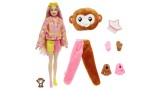 Papusa Barbie Cutie Reveal Jungle Series Monkey Surprise (hkr01)