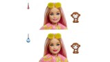 Papusa Barbie Cutie Reveal Jungle Series Monkey Surprise (hkr01)