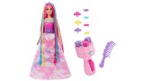 Papusa Barbie Dreamtopia Fantasy Hair With Braid And Twist Styling Rainbow Extensions (hnj06)