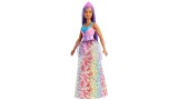 Papusa Barbie Dreamtopia Princess Curvy With Purple Hair (hgr17)