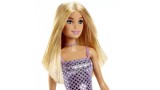 Papusa Barbie Glitz Outfits Brown Hair & Purple Dress (hjr93)