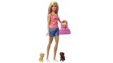Papusa Barbie Puppy Bath Time (gdj37)