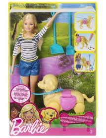 Papusa Barbie Walk And Potty Pup (dwj68) 