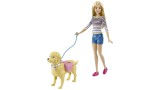 Papusa Barbie Walk And Potty Pup (dwj68)