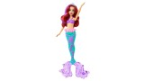 Papusa Disney Barbie Princess Color Splash Ariel Mermaid (hlw00)