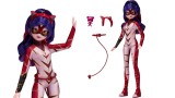 Papusa Miraculous Core Fashion Purple Tigress 26cm