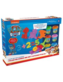 Paw Patrol Plasteline John Dough Set With Numbers (03986pm) 