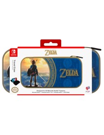 Pdp Deluxe Travel Case Zelda Hyrule Blue Licensed 