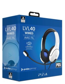 Pdp Lvl40 Stereo Headset White - Ps4/ps5 