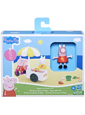  Peppa Pig Peppas Adventures Peppas Ice Cream Cart (f8086)