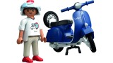 Playmobil 1969 Vespa 150 Sprint Veloce, Blue (71622)