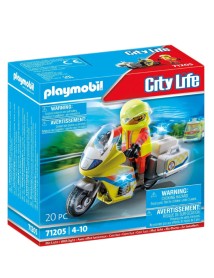 Playmobil Emergency Doctor Motorbike & Flashing Light (71205) 