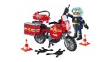  Playmobil Fire Motorcycle & Oil Spill Incident (71466)