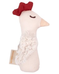Plus Filibabba Linen Rattle Chicken (fi-02808)