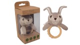Jucarie Plus Filibabba Rattle With Silicone Teether Henny The Hare (fi-02235)