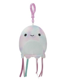 Plus Squishmallows P14 Clip On Tie Dye Jellyfish 9cm 
