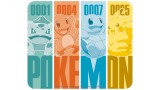 Pokemon Flexible Mousepad Kanto Starters