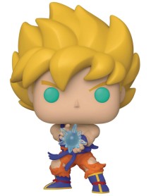 Pop Animation Dragon Ball Z S9 Super Saiyan Goku With Kamehameha Wave 9cm 
