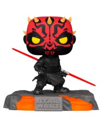 Pop Deluxe Star Wars Red Saber Series V1 Darth Maul Glows In The Dark 