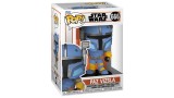 Pop Star Wars The Mandalorian Paz Vizsla 666 Bobble Head 9cm