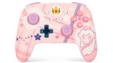 Powera Enhanced Wireless Controller Princess Peach Plaid