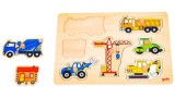 Puzzle Goki Building Site Vehicles Lift Out (57593)