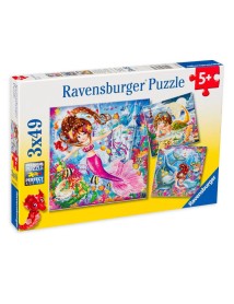 Puzzle Ravensburger Charming Mermaids 3x49pc (08063) 