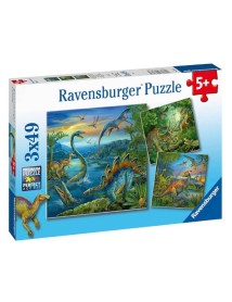 Puzzle Ravensburger Dinosaur Facination 3x49pc (09317) 