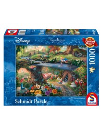 Puzzle Schmidt Thomas Kinkade Disney Alice In Wonderland 1000pc (sch9636) 