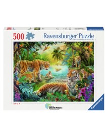 Ravensburger Tiger Family In The Oasis 500pcs (12001384) 