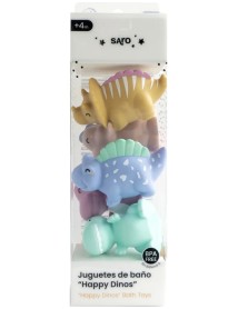 Saro Baby Happy Dinos Bath Toys Multicolored (sao0379) 