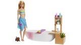 Papusa Set Barbie Wellness - Confetti Bath Playset (hkt92)