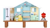Set Bluey Beach Cabin (90184)