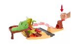  Set Disney Cars On The Road Dino & Cave Lightning Mcqueen (hmd74)