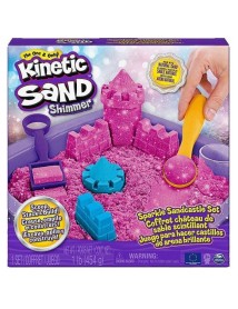 Set Plastilina Kinetic Sand Shimmer Sparkle Sandcastle (pink) (6063520) 