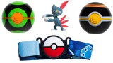  Set Pokemon Clip n Go Poke Ball Belt Set (dusk Ball Luxury Ball And Sneasel)