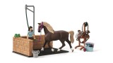 Animalut Set Schleich Horse Club Washing Area With Emily & Luna (42438)