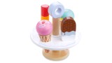  Set Small Wood Little Ice Cream Stand (l40181)