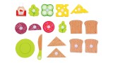  Set Small Wood Sandwich Lunch (l40131)