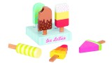  Set Small Wood Wooden Ice Lollies (l40228)
