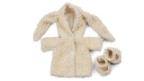 Papusa Set Smallstuff Doll Clothing Boucle Shoes/coat & Rabbit Ears