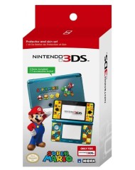 Set Super Mario Protector Si Skin Nintendo 3ds